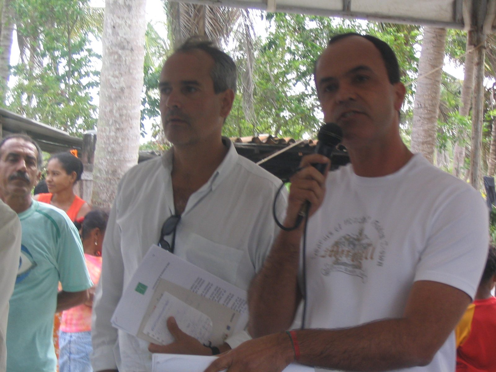 Segunda Audiência Pública para Criação da Reserva Extrativista de Canavieiras (RESEX Canavieiras), realizada em Barra Velha, em 4 de dezembro de 2005.
