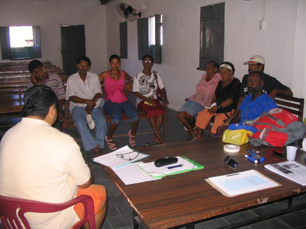 2007 - Reuniões marcaram a formação do Conselho Deliberativo da RESEX Canavieiras
