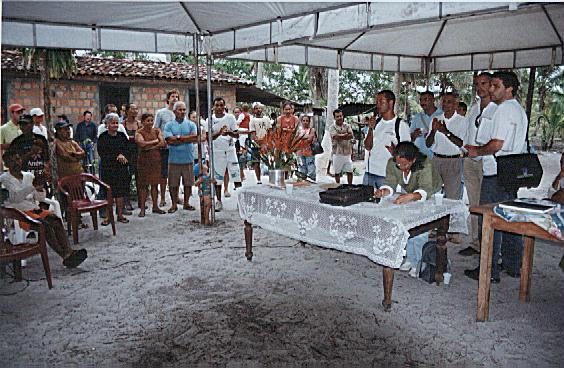 Segunda Audiência Pública para Criação da Reserva Extrativista de Canavieiras (RESEX Canavieiras), realizada em Barra Velha, em 4 de dezembro de 2005.