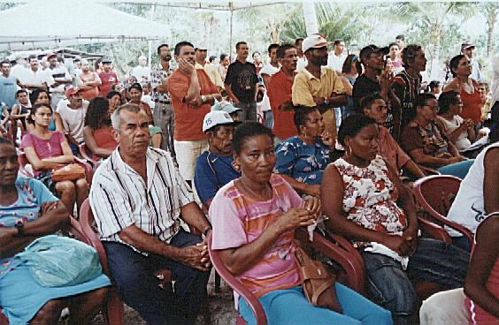 Segunda Audiência Pública para Criação da Reserva Extrativista de Canavieiras (RESEX Canavieiras), realizada em Barra Velha, em 4 de dezembro de 2005.