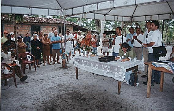 Segunda Audiência Pública para Criação da Reserva Extrativista de Canavieiras (RESEX Canavieiras), realizada em Barra Velha, em 4 de dezembro de 2005.