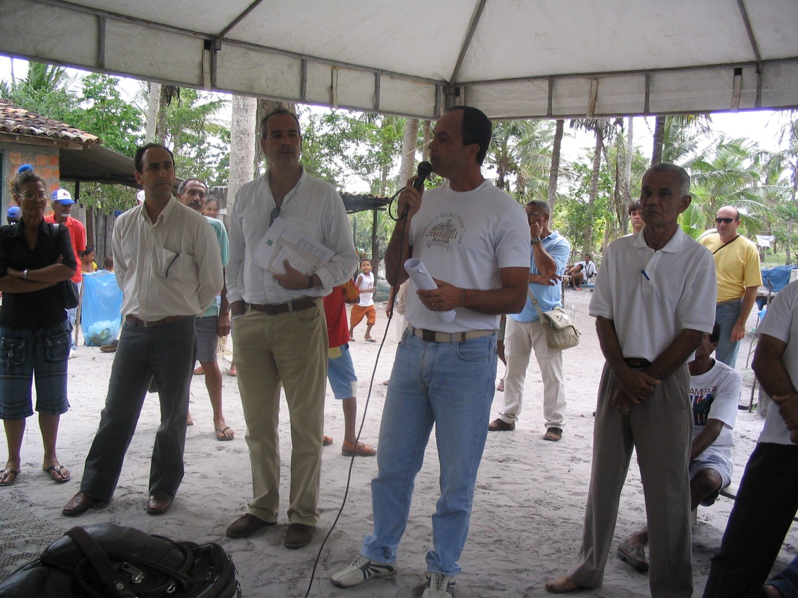Segunda Audiência Pública para Criação da Reserva Extrativista de Canavieiras (RESEX Canavieiras), realizada em Barra Velha, em 4 de dezembro de 2005.