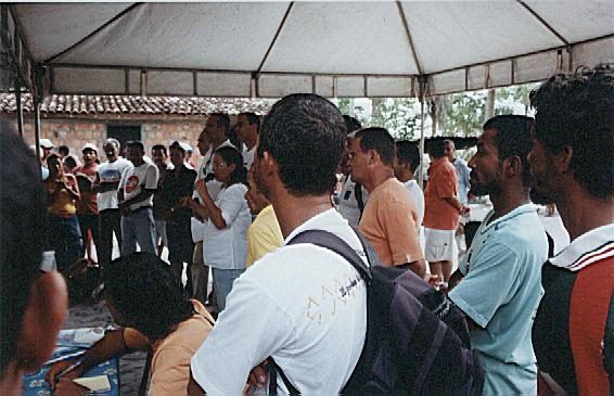 Segunda Audiência Pública para Criação da Reserva Extrativista de Canavieiras (RESEX Canavieiras), realizada em Barra Velha, em 4 de dezembro de 2005.