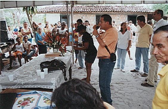 Segunda Audiência Pública para Criação da Reserva Extrativista de Canavieiras (RESEX Canavieiras), realizada em Barra Velha, em 4 de dezembro de 2005.
