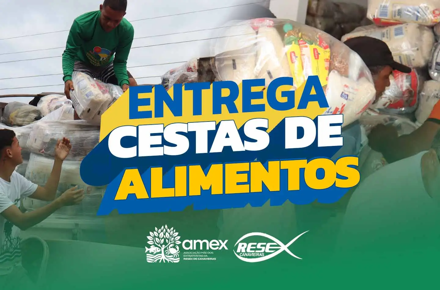 AMEX inicia distribuição de Cestas de Alimentos nesta quinta-feira, 26 de março