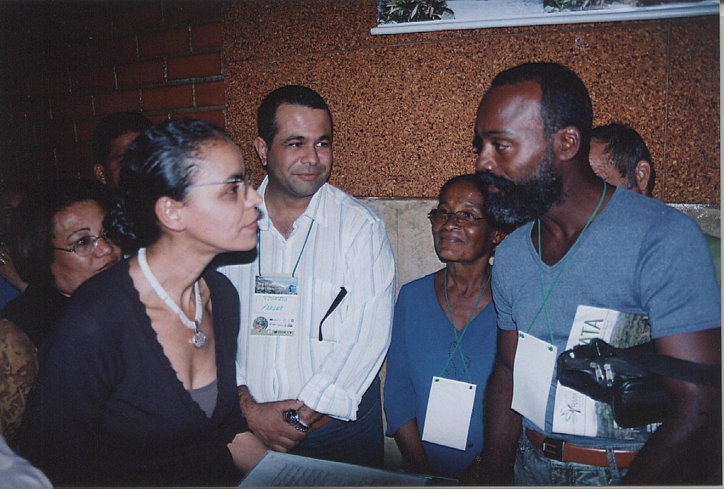 2006 - Encontro com a ministra Marina Silva fortaleceu a articulação pela criação da RESEX Canavieiras
