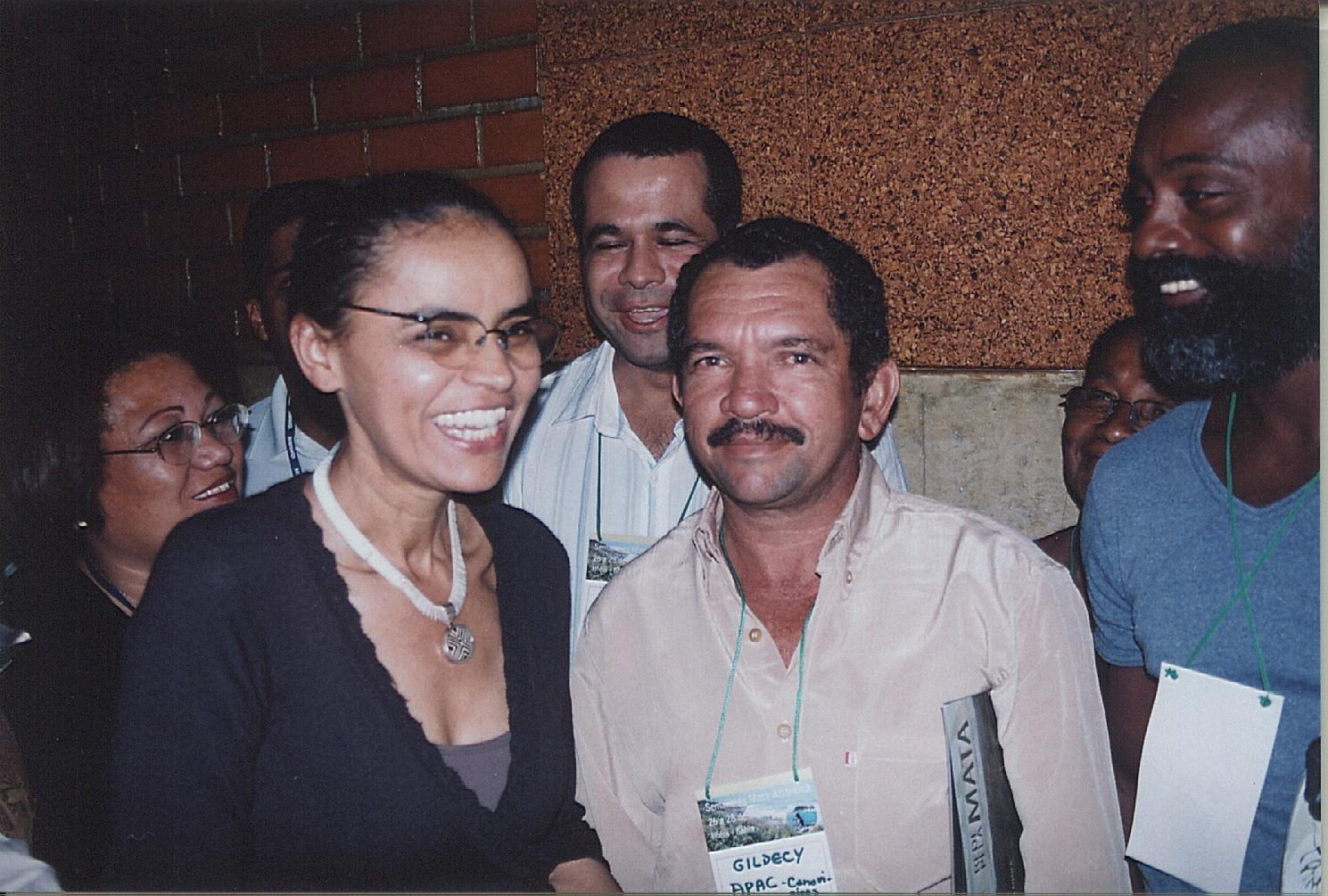 2006 - Encontro com a ministra Marina Silva fortaleceu a articulação pela criação da RESEX Canavieiras